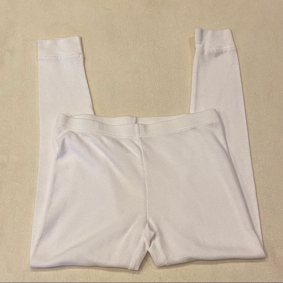 west loop Pants & Jumpsuits Womens West Loop White Long Thermal